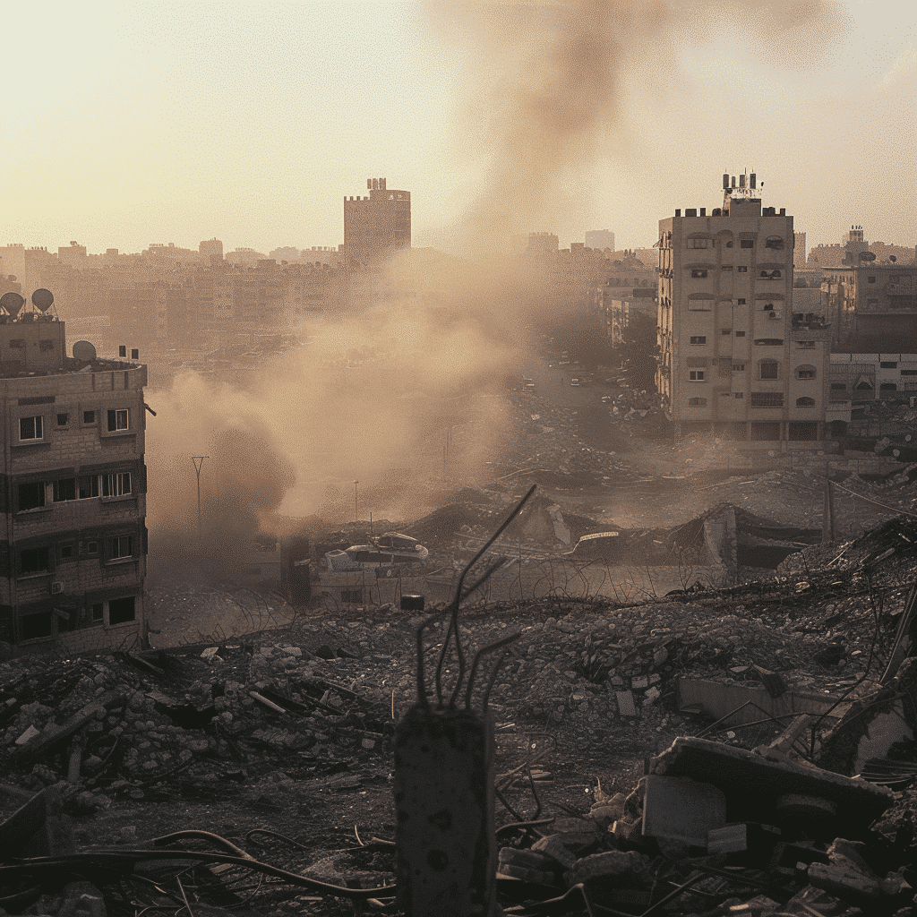 Israeli-Strikes-Kill-at-Least-37-Palestinians-Near-Gaza’s-Rafah